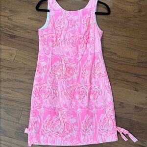 Lilly Pulitzer shift flamingo dress